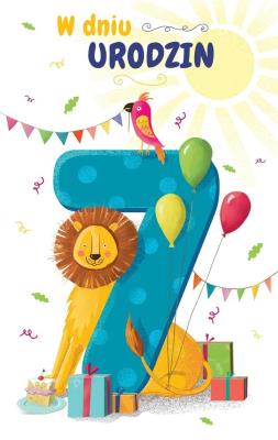 Opakowanie Kartka okolicznościowa Urodziny 7 C07