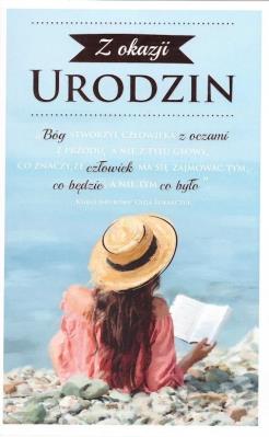 Opakowanie Kartka okolicznościowa Urodziny P12