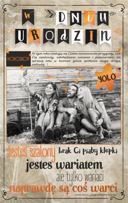 Opakowanie Kartka okolicznościowa Urodziny U37