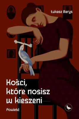 Kości, które nosisz w kieszeni. Autor: Łukasz Barys. SmakLiter.pl Okładka książki Kości, które nosisz w kieszeni