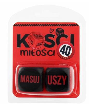 Opakowanie Kości Miłości 40 latka (czerwono-czarne)