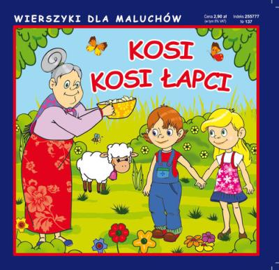 Kosi Kosi łapci. Autor: Pruchnicka Emilia. SmakLiter.pl Okładka książki Kosi Kosi łapci