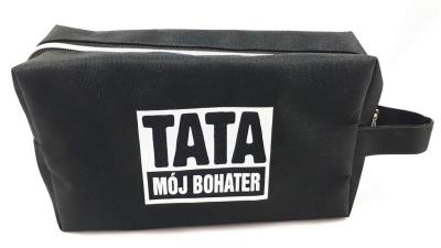 Opakowanie Kosmetyczka czarna. Tata - mój bohater