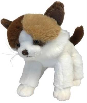 Opakowanie Kot Gosan biało-brązowy 24cm MOLLI TOYS