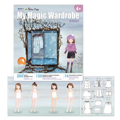 Opakowanie Książka do zabawy moja magiczna garderoba zima