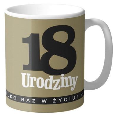 Opakowanie Kubek Gigant G041 18 Urodziny