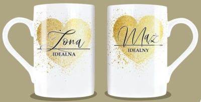 Opakowanie Kubek komplet Q 859 Ślub (Idealny Mąż/Żona)