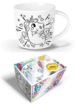 Opakowanie Kubek Pokoloruj Mnie PKM-002 Jednorożec