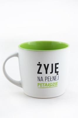 Opakowanie Kubek - Żyję na pełnej petardzie