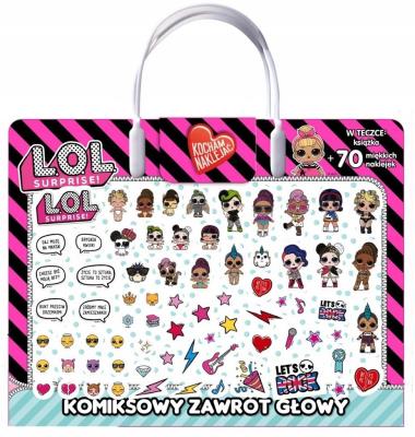 Okładka książki L.O.L. Surprise! Kocham naklejać cz.2