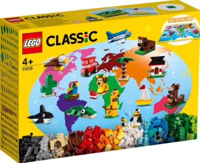 Lego CLASSIC 11015 Dookoła świata. Wydawca: LEGO(R). SmakLiter.pl Opakowanie Lego CLASSIC 11015 Dookoła świata