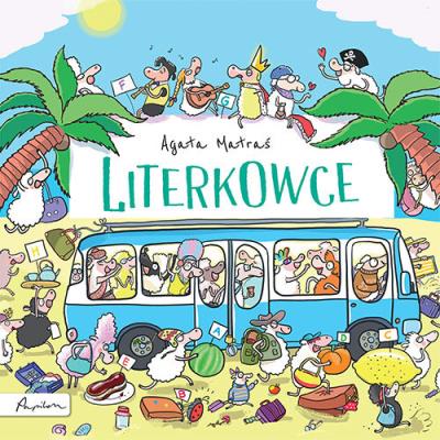 Literkowce (książka do nauki literek). Autor: Agata Matraś. SmakLiter.pl Okładka książki Literkowce (książka do nauki literek)