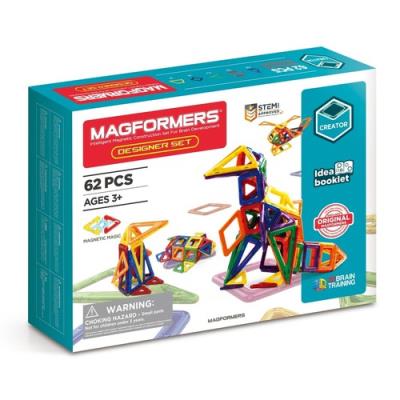 Magformers Designer Set 62 elementy. Wydawca: MAGFORMERS. SmakLiter.pl Opakowanie Magformers Designer Set 62 elementy