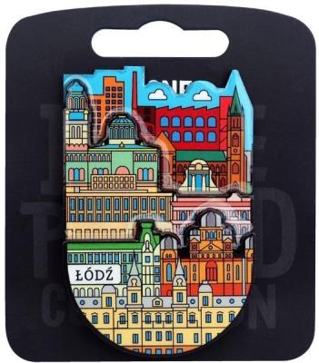 Opakowanie Magnes I love Poland Łódź ILP-MAG-C-LOD-10