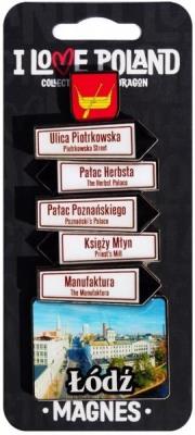 Opakowanie Magnes I love Poland Łódź ILP-MAG-C-LOD-12