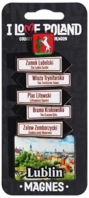 Opakowanie Magnes I love Poland Lublin ILP-MAG-C-LUB-13