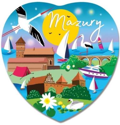 Opakowanie Magnes I love Poland Mazury ILP-MAG-C-MAZ-21