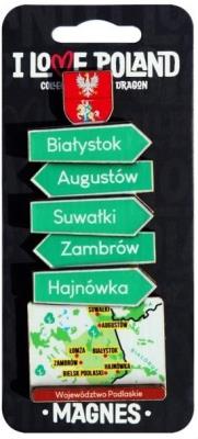 Opakowanie Magnes I love Poland Podlaskie ILP-MAG-C-POD-09