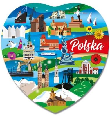 Opakowanie Magnes I love Poland Polska ILP-MAG-C-PL-47