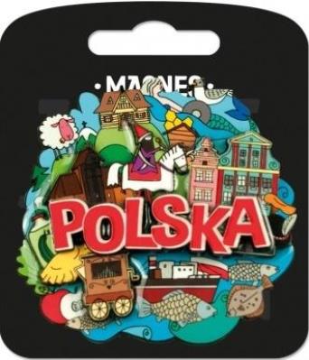 Opakowanie Magnes I love Poland Polska ILP-MAG-C-PL38