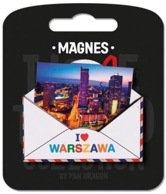 Opakowanie Magnes I love Poland Warszawa ILP-MAG-B-WAR-22
