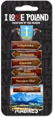 Opakowanie Magnes I love Poland Zakopane ILP-MAG-C-ZAK-08