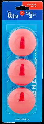 Opakowanie Magnesy do tablic Tetis czerwone gładkie 50mm/3