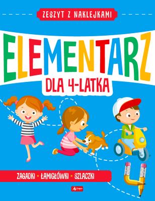 Mały elementarz 4-latka. Autor: Opracowanie zbiorowe. SmakLiter.pl Okładka książki Mały elementarz 4-latka