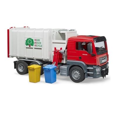 Opakowanie MAN TGS Śmieciarka z bocznym załadunkiem i koszami