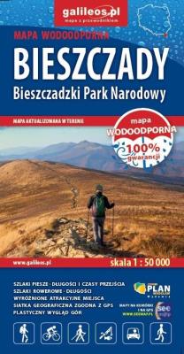Mapa tur. - Bieszczady - Bieszczadzki Park.... Autor: Opracowanie zbiorowe. SmakLiter.pl Okładka książki Mapa tur. - Bieszczady - Bieszczadzki Park...