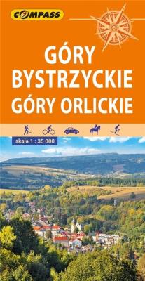 Mapa tur. - Góry Bystrzyckie i Orlickie 1:35 000. Autor: praca zbiorowa. SmakLiter.pl Okładka książki Mapa tur. - Góry Bystrzyckie i Orlickie 1:35 000
