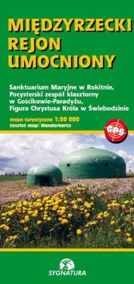 Mapa tur. - Międzyrzecki Rejon Umocniony 1:50 000. Autor:   Praca zbiorowa. SmakLiter.pl Okładka książki Mapa tur. - Międzyrzecki Rejon Umocniony 1:50 000