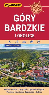 Mapa turystyczna Góry Bardzkie i okolice 1:35 000. Autor:   Praca zbiorowa. SmakLiter.pl Okładka książki Mapa turystyczna Góry Bardzkie i okolice 1:35 000