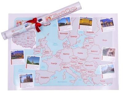 Opakowanie Mapa Zdrapka dla Dwojga - ulepszona zdrapka