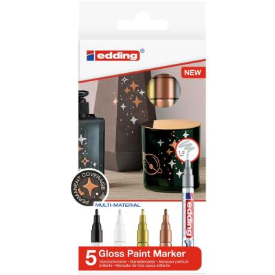 Opakowanie Markery olejowe Edding kreatywne metaliczne 5 sztuk