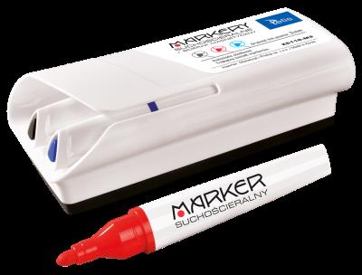 Opakowanie Markery suchościeralne (3szt) i ścierak magnetyczny