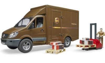 Opakowanie MB Sprinter UPS z figurką podnośnikiem + akcesoria