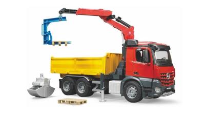 Opakowanie Mercedes Benz Arocs wywrotka skrzyniowa z dźwigiem