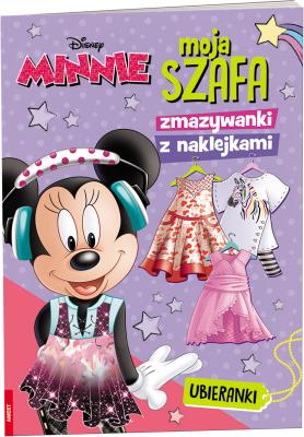 Okładka książki Minnie Moja szafa Zmazywanki z naklejkami SSN-9102