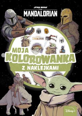 Okładka książki Moja kolorowanka.. Star Wars The Mandalorian