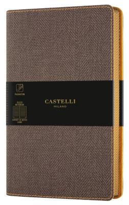 Opakowanie Notatnik 13x21cm linia Castelli Harris Brown