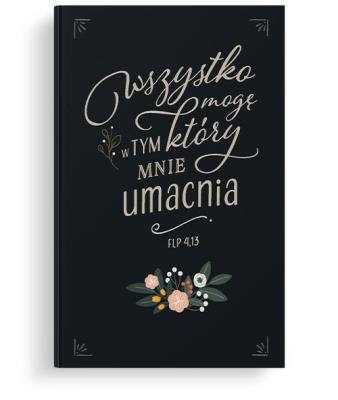 Opakowanie Notatnik Lux - Wszystko mogę w Tym