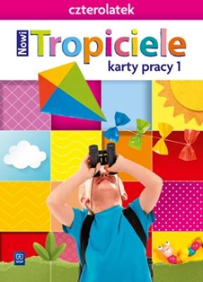 Okładka książki Nowi Tropiciele Czterolatek. Karty pracy cz.1 WSIP