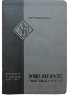 Okładka książki Nowy Testament NPD, szara, bez paginatorów