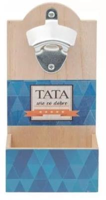 Opakowanie Otwieracz drewniany z pojemnikiem. Tata wie, co...