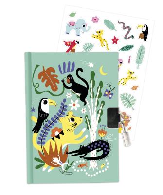 Opakowanie Pamiętnik zapinany na kłódkę Dżungla