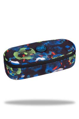Opakowanie Piórnik Coolpack owalny CAMPUS FOOTBALL BLUE