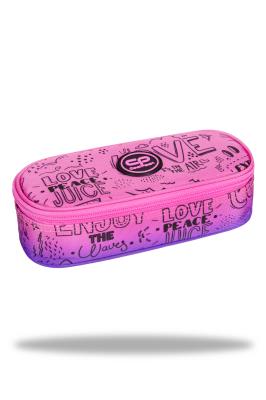 Piórnik Coolpack owalny CAMPUS PURPLE SCRIBLE. Wydawca: Patio. SmakLiter.pl Opakowanie Piórnik Coolpack owalny CAMPUS PURPLE SCRIBLE