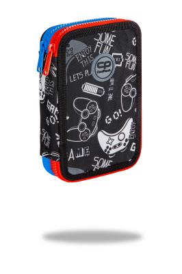 Piórnik Coolpack podwójny z wyposażeniem JUMPER 3 GAME OVER. Wydawca: Patio. SmakLiter.pl Opakowanie Piórnik Coolpack podwójny z wyposażeniem JUMPER 3 GAME OVER