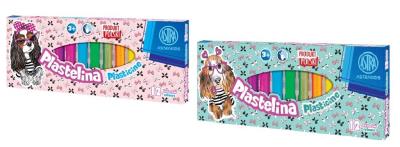 Opakowanie Plastelina Pieski 12 kolorów ASTRA